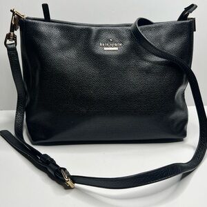 Kate Spade Black Crossbody Bag with Gold Accents